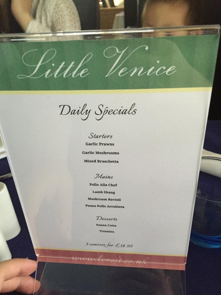 little-venice-daily-special-768x1024 剑桥SHELL加油站旁边的意大利餐馆 Little Venice 吃喝拉撒 生活 美食 资讯 