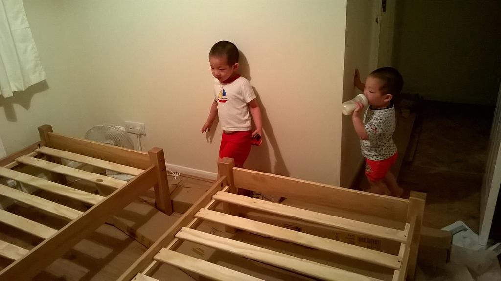 bedding-for-son1-brothers 新家 - 给儿子们装床 房子 生活 育儿 