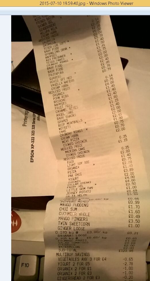tesco-receipt 在英国多久到超市买一次菜合适? 吃喝拉撒 生活 