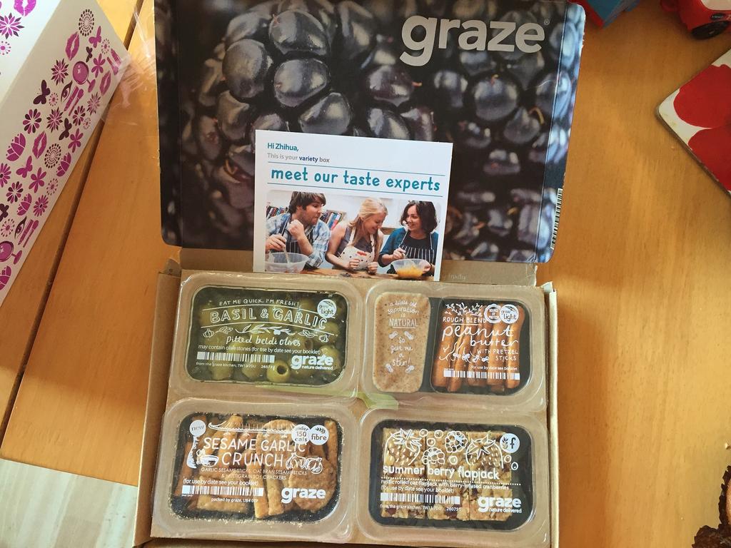 graze-box 每周六定阅一份 GRAZE 零食 吃喝拉撒 生活 美食 资讯 