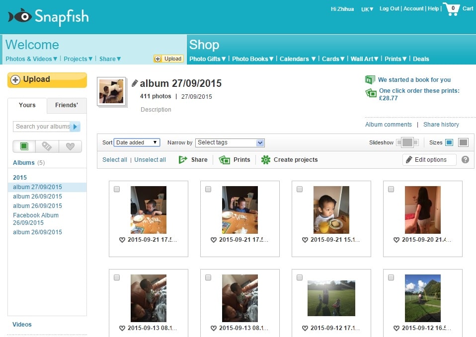 snapfish-photos 4英镑通过SNAPFISH洗了 200张6x4寸的照片 看图说话 讲故事 资讯 