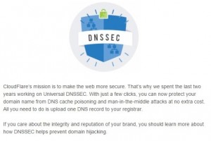 CLOUDFLARE 又有免费的保护可用 – DNSSEC