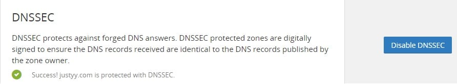 dnssec-success CLOUDFLARE 又有免费的保护可用 - DNSSEC CloudFlare 互联网 折腾 网站信息与统计 