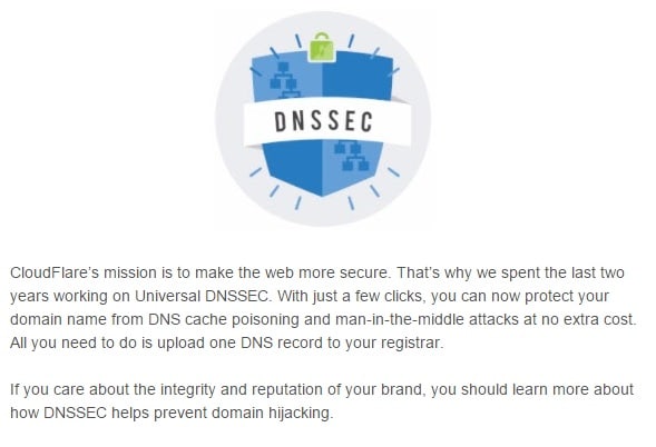 dnssec CLOUDFLARE 又有免费的保护可用 - DNSSEC CloudFlare 互联网 折腾 网站信息与统计 