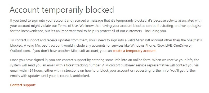 one-drive-blocked 微软的 OneDrive 误认为文本是病毒 互联网 杂乱 