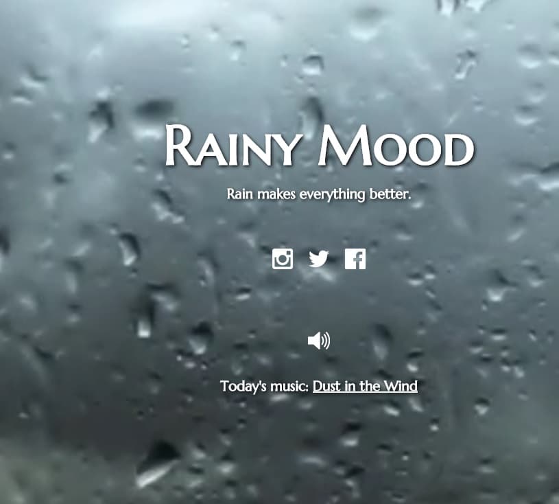 rainy-mood Rainy Mood 听听下雨声写代码 软件资料 音乐欣赏 
