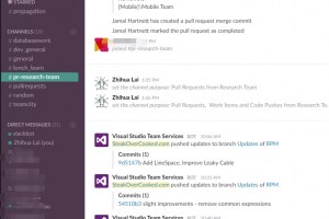 如何在 Slack 聊天里同步 Visual Studio Team Services?