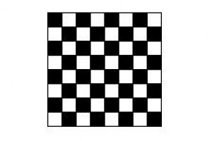 LOGO 海龟作画 系列三 递归画一个国际象棋棋盘