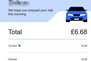 在英国剑桥使用Uber Taxi的经历(打车的价格)