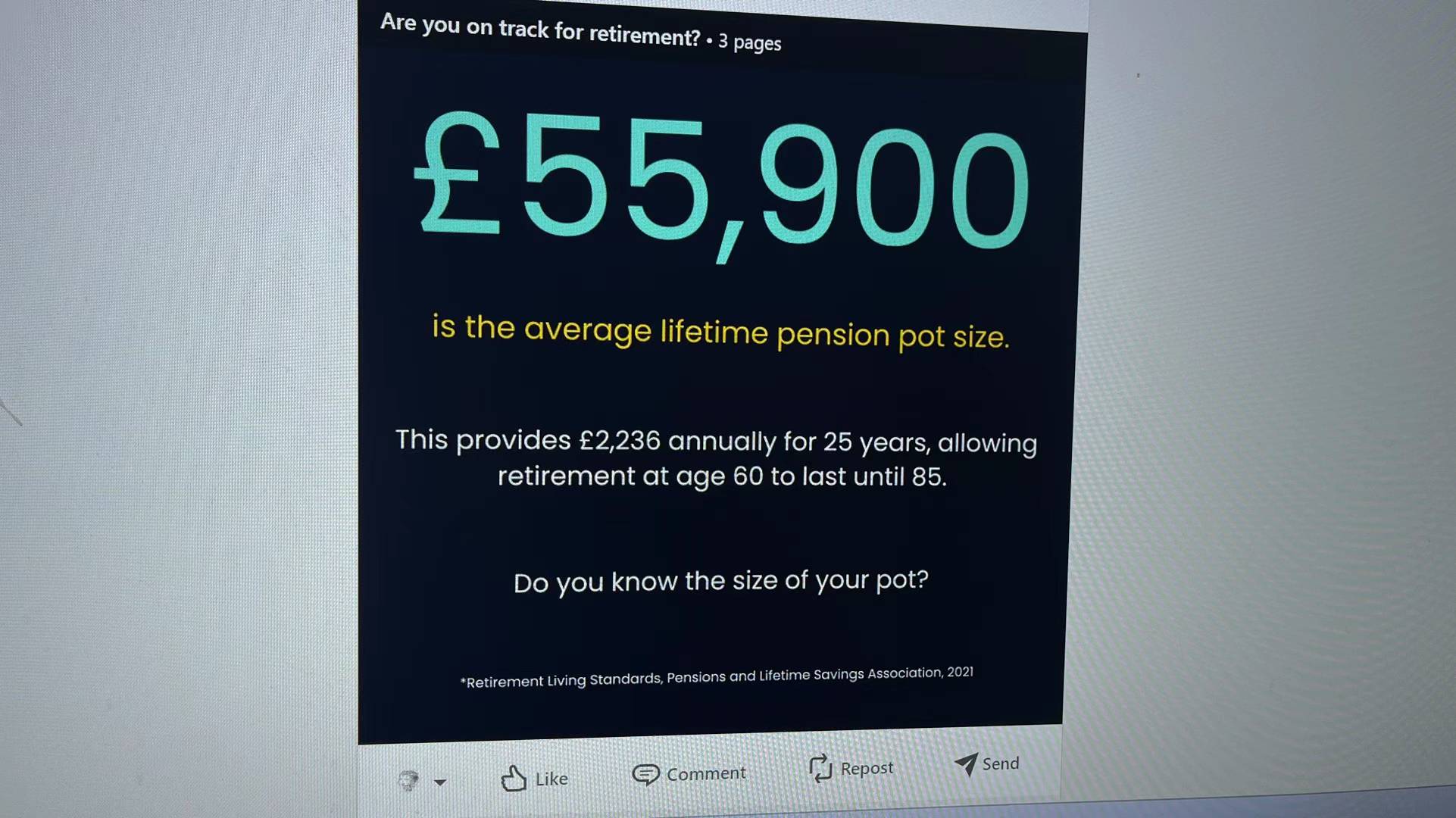 uk-pension-pot-size-2021 英国大多数人平均养老金是5万英镑 养老金 Pension 生活 税 Tax 资讯 跟我一起来谈钱