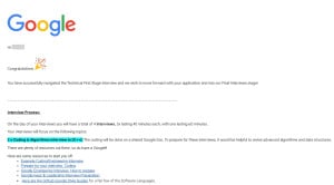 navigated-to-google-final-interviews-stage-300x166 在2024年年末再一次收到Google Recruiter的消息，说伦敦有HC可以继续面试了。 