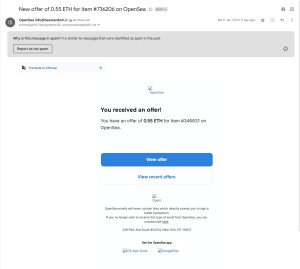 opensea-scam-offer-crypto-eth-300x269 OpenSea的钓鱼邮件，说有人愿意花0.55个ETH来购买我的NFT 