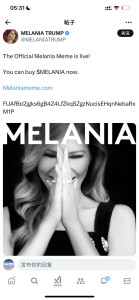 the-official-melania-meme-is-live-139x300 懂王的老婆/美国总统第一夫人也发了MEME币，也是在SOL网络。 