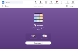 linkedin-queen-puzzle-300x190 领英/Linkedin的小的益智游戏: Queens 