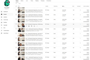 当了UP主四年多: 油管/Youtube上传了700多期视频, 2000个粉丝