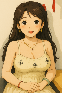 2025-05-11-22.27.29-200x300 媳妇真美，不过只能看卡通了。 