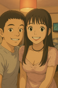 Close-Up-Selfie-in-Warm-Bedroom-200x300 前几年和媳妇 温暖卧室里的特写自拍Close-Up Selfie in Warm Bedroom 