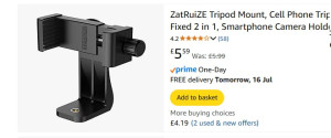 amazon-tripod-mount-300x125 亚马逊卖的贵，Temu上2英镑左右。 
