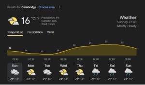 cambridge-weather-2025-07-27-300x176 这几天凉快了不少，英国剑桥7月底这一周 感觉已经过了夏天最热的时候了。 