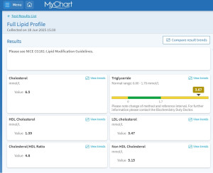 mychart-health-check-2025-300x245 在GP那里抽血的当天晚上就出结果了，在网上可以查询。 