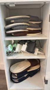 raspberrypi-in-shoe-closet-2025-06-10-18.46.47-169x300 鞋柜放在门口，刚好接了个网线可以直接连家里的路由器。 