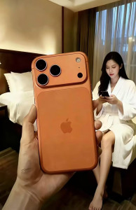 iphone-17-pro-max-orange-girl-bed-194x300 AI图/iphone 17比较假 