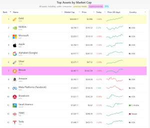 top-assets-by-marketcap-2025-10-09-300x257 比特币BTC已经是第7大的资产/已经超过AMAZON 