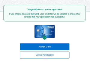 amex-application-approved-300x205 网上申请AMEX卡，秒通过。 