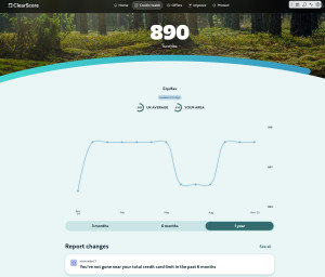 clearscore-good-credit-300x256 我的信用积分相对较高，所以申请信用卡很容易通过。 